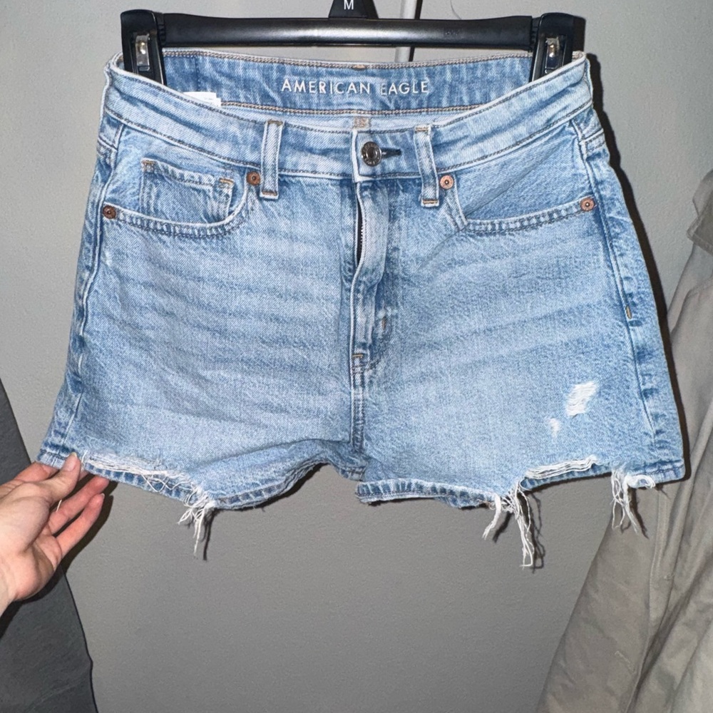 American Eagle Outfitters Light Blue Jean Shorts